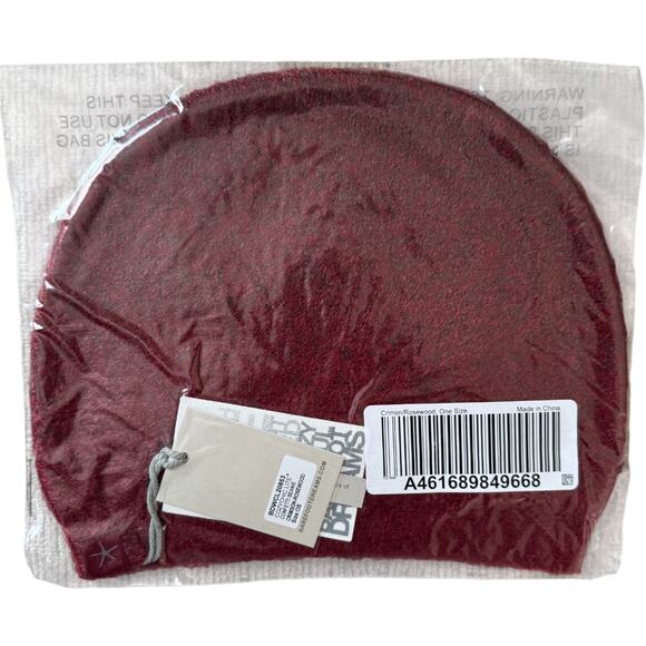 Barefoot Dreams Cozy Chic Lite Confetti Beanie Crimson-Rosewood  NWT Winter - Picture 7 of 9